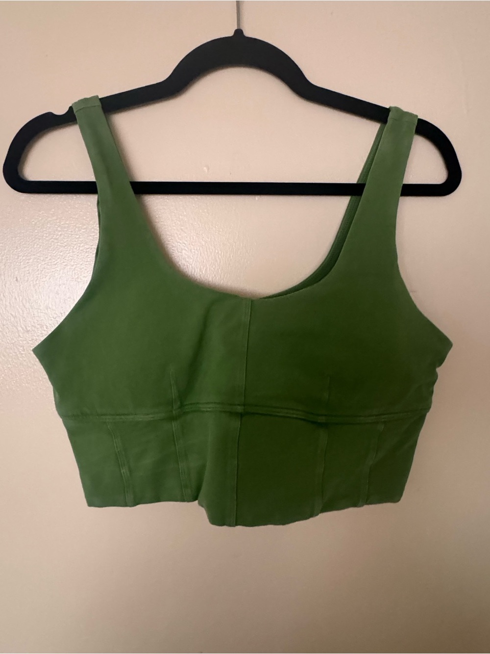 aerie Olive Green Scoop Neck Cropped Camisole